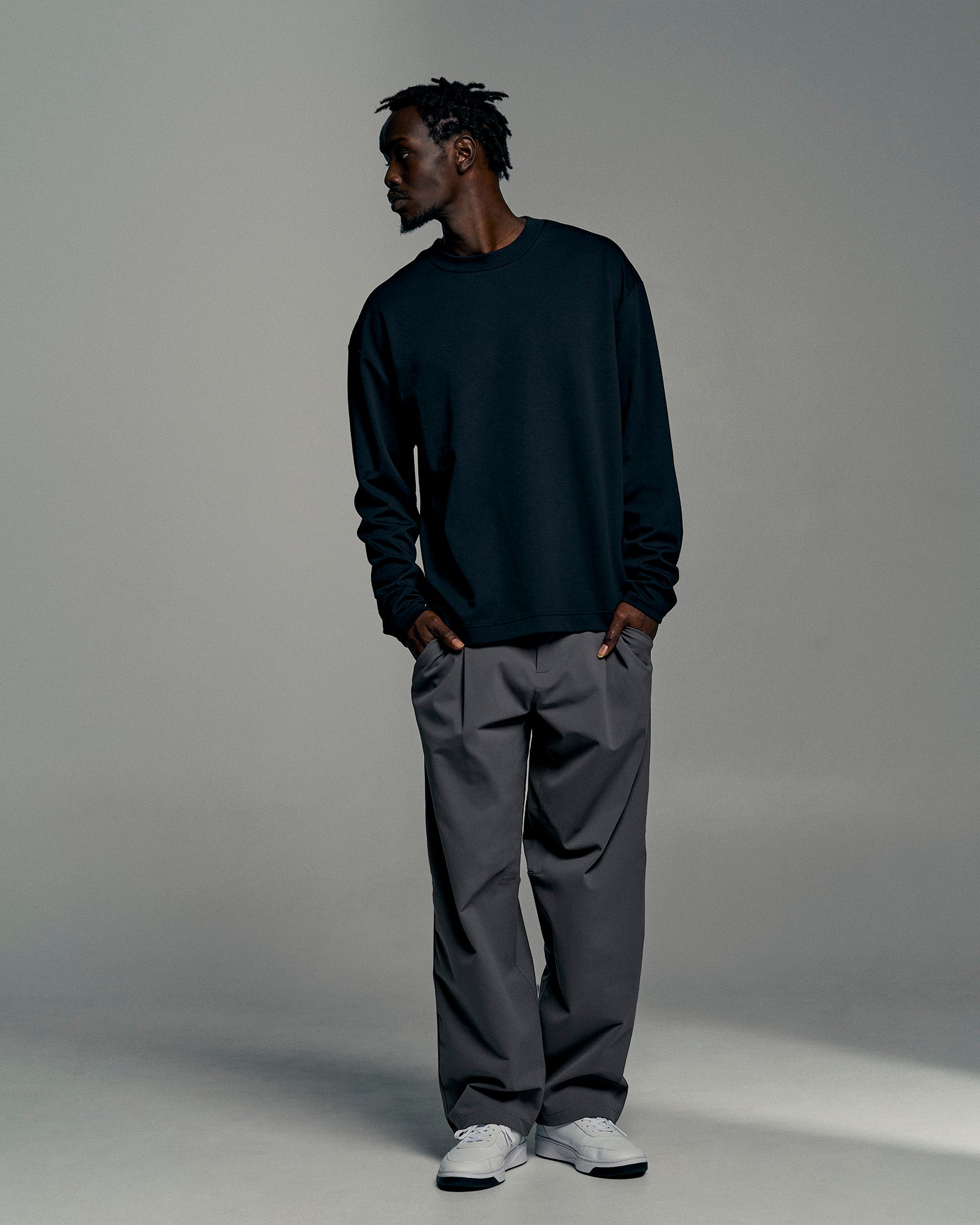 All Day ZeroCrease™ Wide Leg Pant - Dark Storm – LSKD US