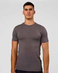 Man wearing AeroFLX+ Seamless Set In Tee - Duskstone/Duskstone | Model:Jackson | Size:L | Thumbnail Index: 0