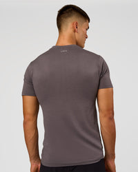 Man wearing AeroFLX+ Seamless Set In Tee - Duskstone/Duskstone | Model:Jackson | Size:L | Thumbnail Index: 2