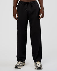 Man wearing AfterDark ZeroCrease Straight Leg Pant - Black | Model:Okello | Size:L | Thumbnail Index: 6