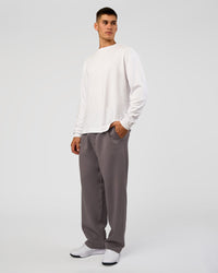 Man wearing AfterDark ZeroCrease Straight Leg Pant - Duskstone | Model:Jackson | Size:L | Thumbnail Index: 2