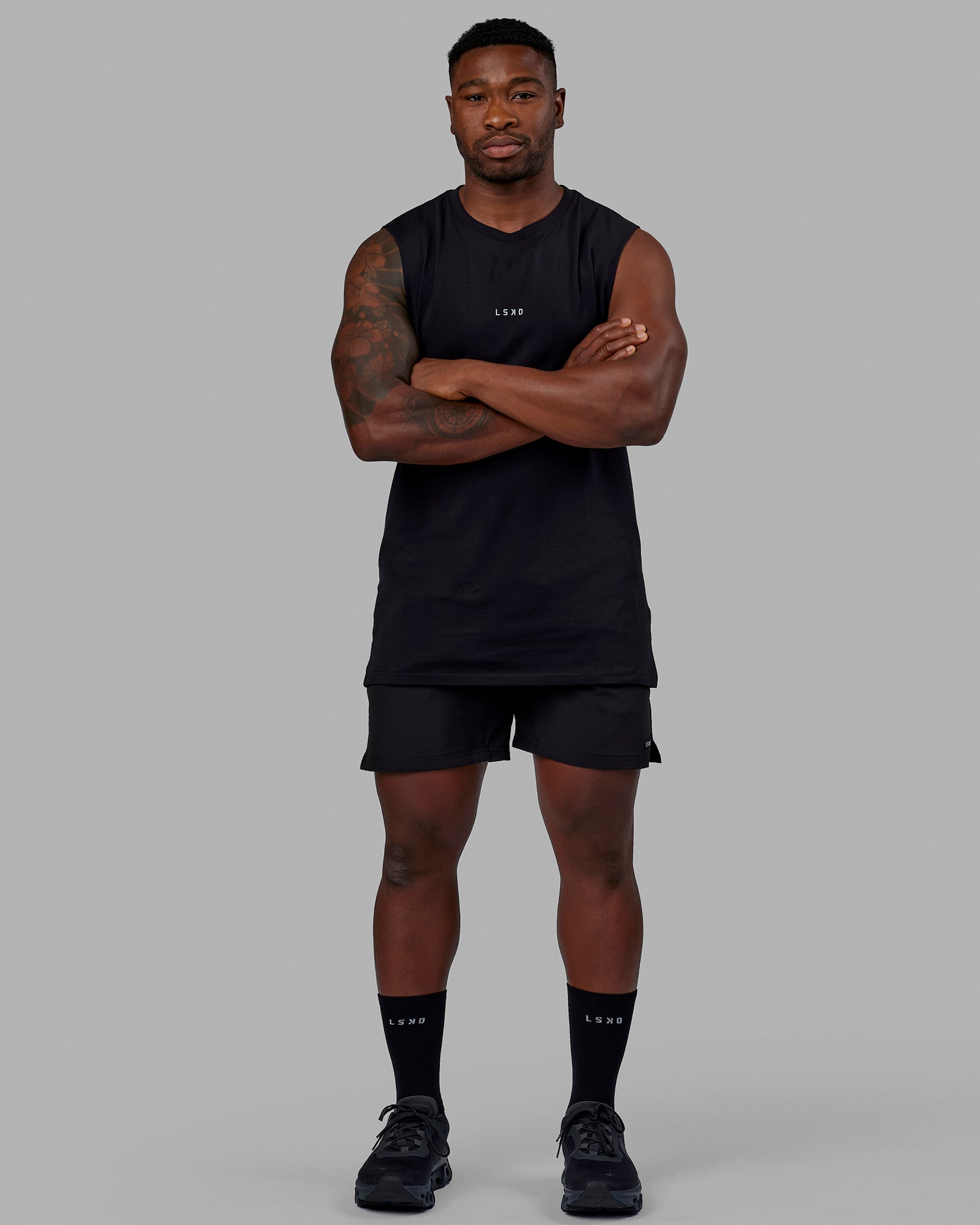 Base FLXCotton Tank - Black | LSKD – LSKD US