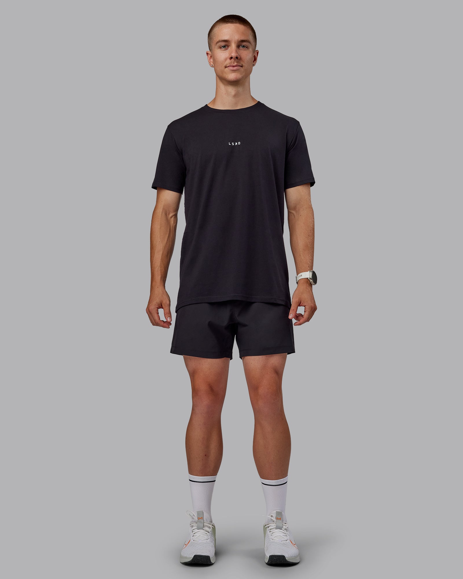 Base FLXCotton Tee - Black | LSKD – LSKD US