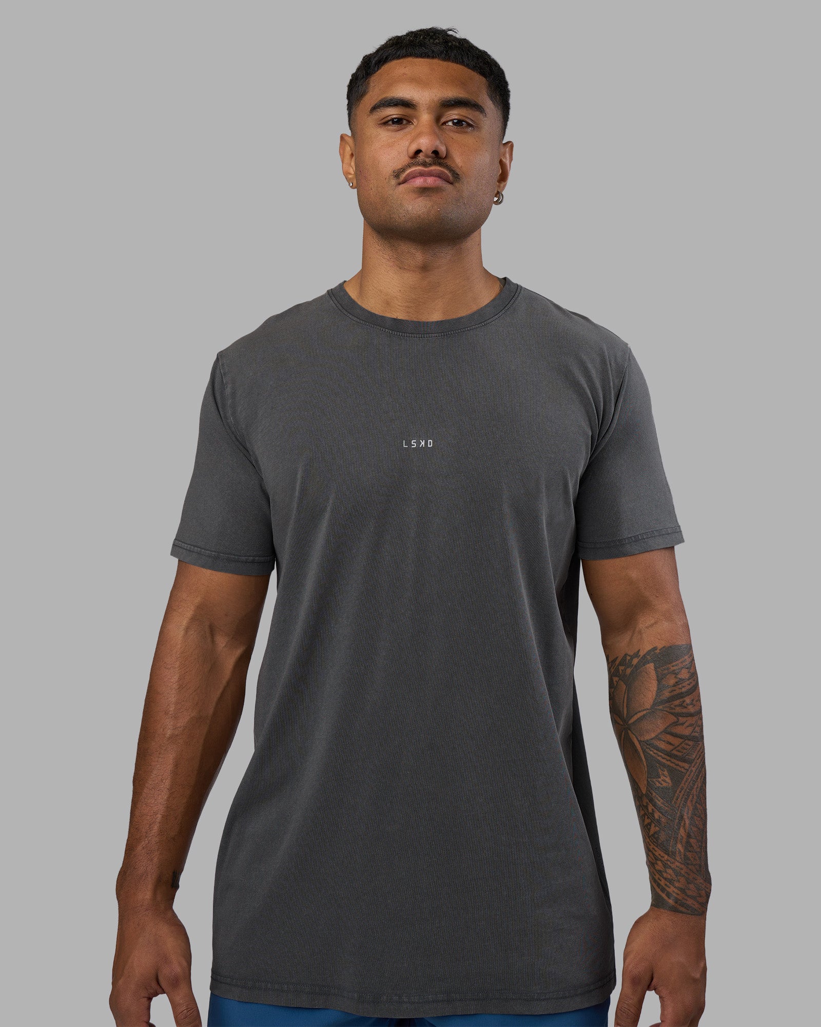 Base FLXCotton Tee - Dark Storm Washed | LSKD – LSKD US