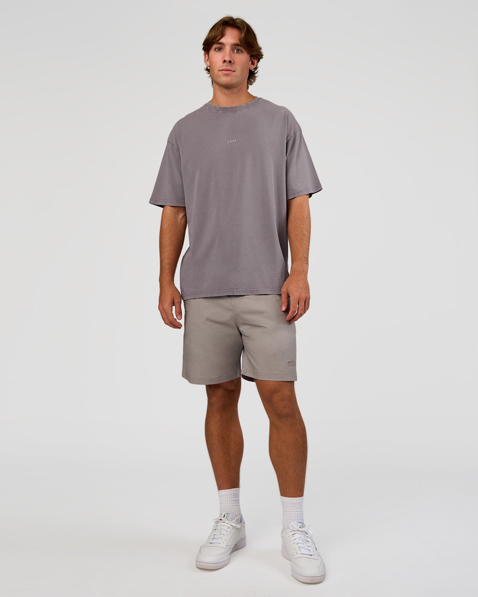 Base FLXCotton Tee Oversized - Duskstone Washed | LSKD – LSKD US
