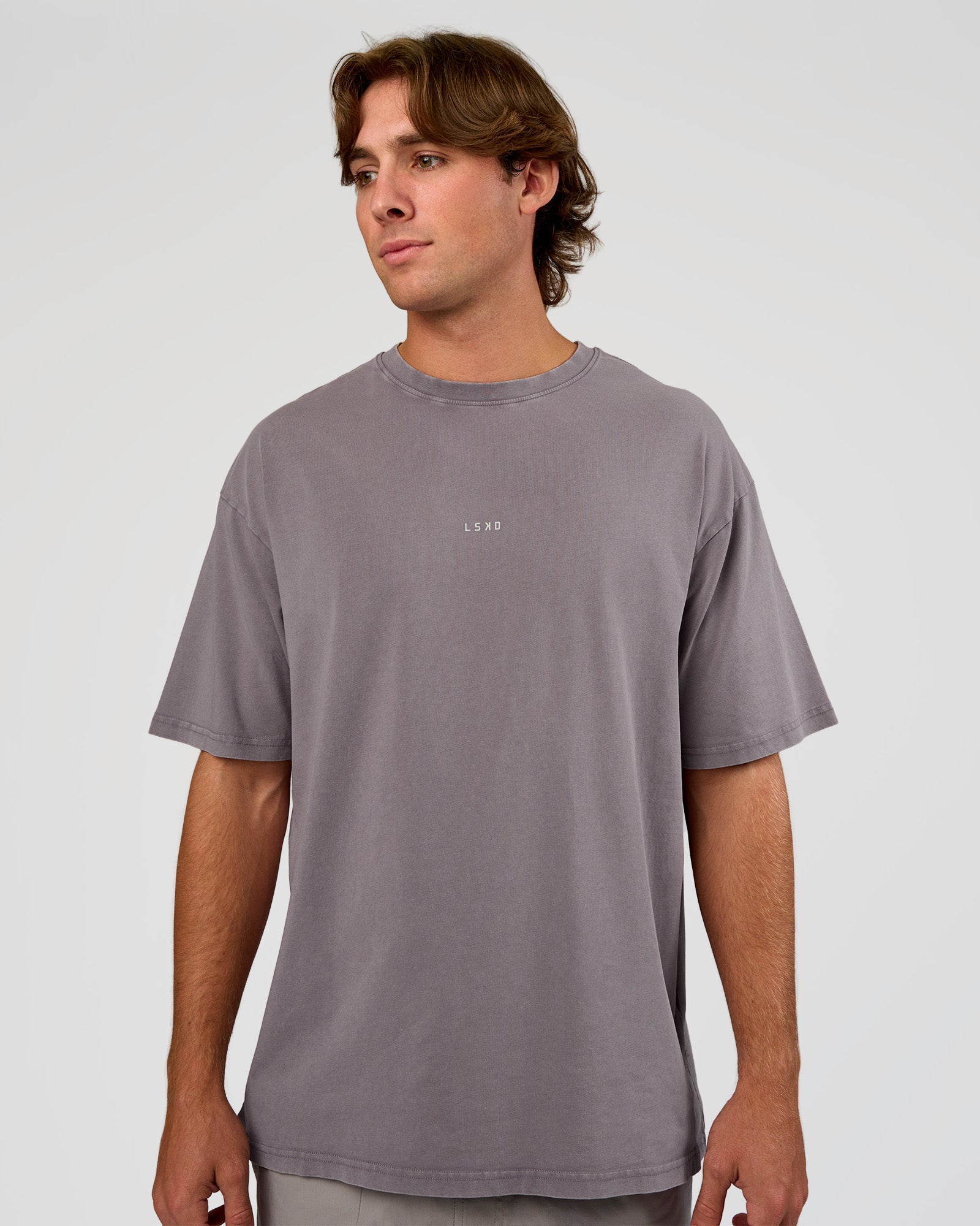 Base FLXCotton Tee Oversized - Duskstone Washed | LSKD – LSKD US