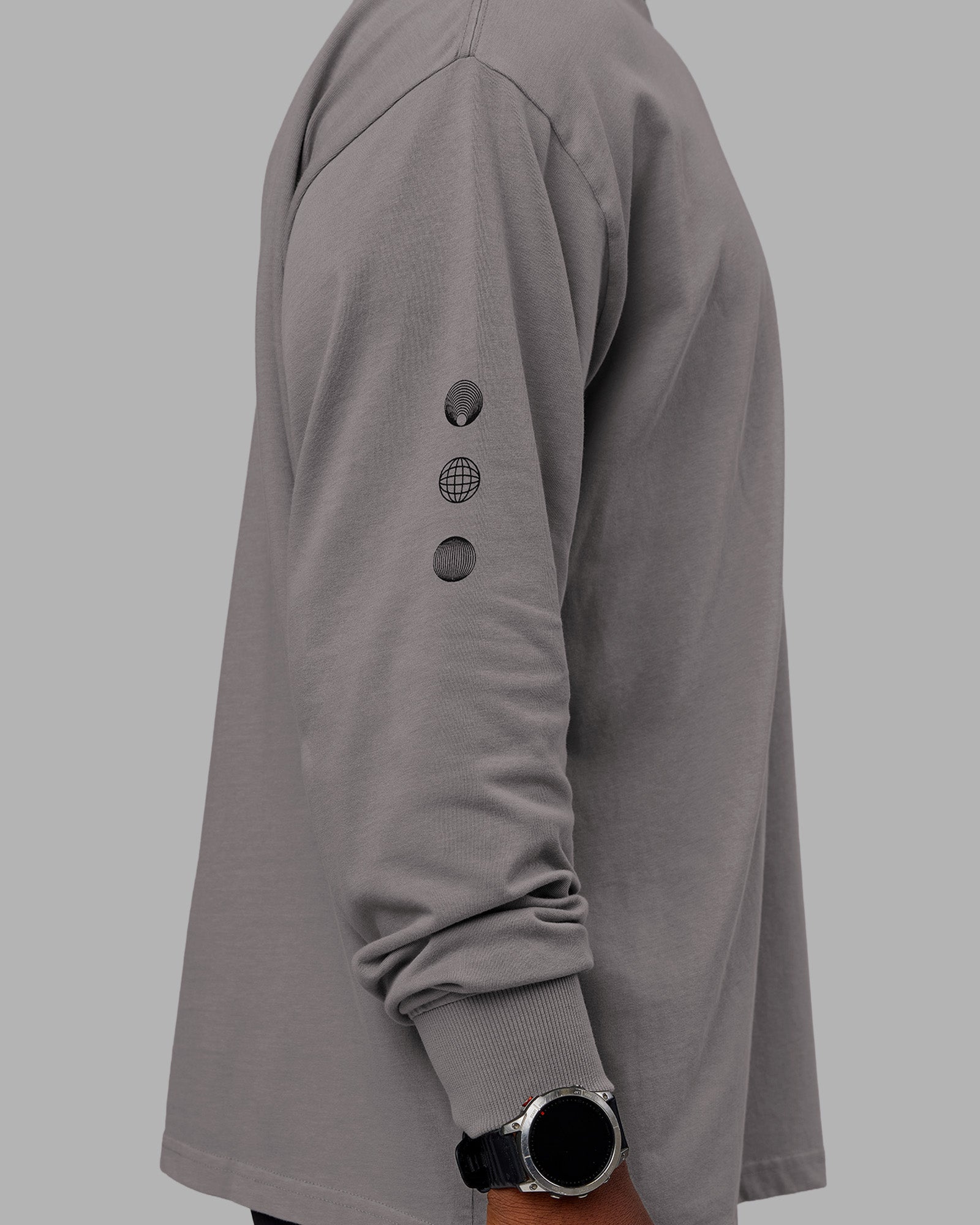 Chrome Washed Heavyweight Oversized Long Sleeve Tee