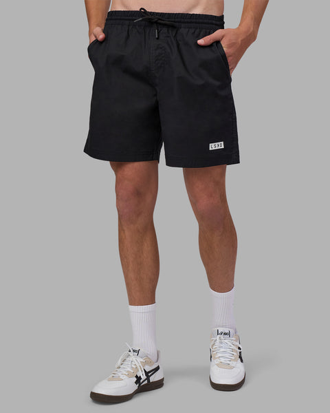 ラッセルノ　SLIM SHORTS　サイズ7　ブラック L-Model-Daily-7-Short-Black-