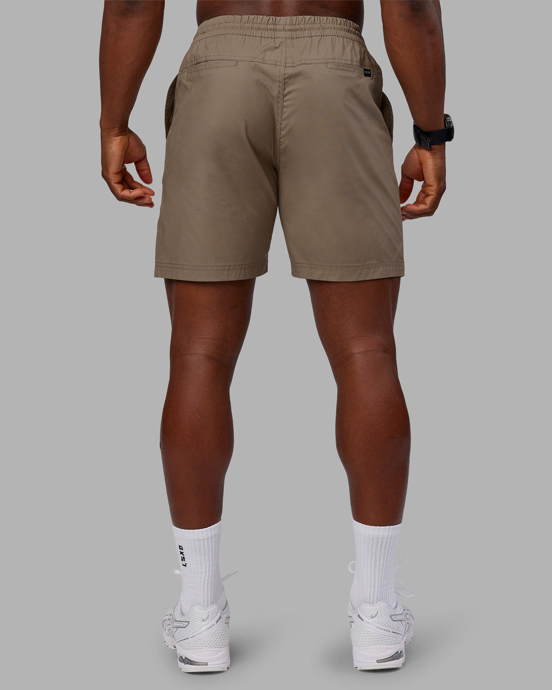 Man wearing Daily 7&quot; Short - Greige | Model:Sam | Size:L