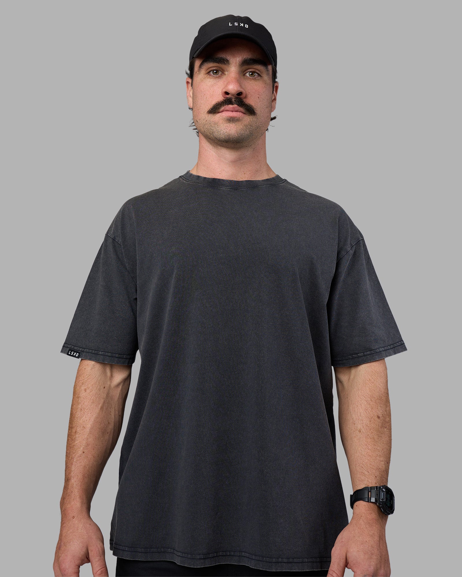 Easy Tee FLXCotton Oversize - Black Washed | LSKD – LSKD US