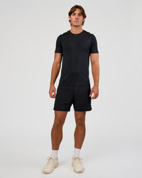 Man wearing Functional Training 7" Short - Black | Model:Marcus | Size:L