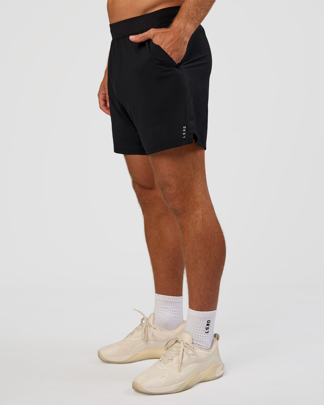 Man wearing Functional Training 7" Short - Black | Model:Marcus | Size:L