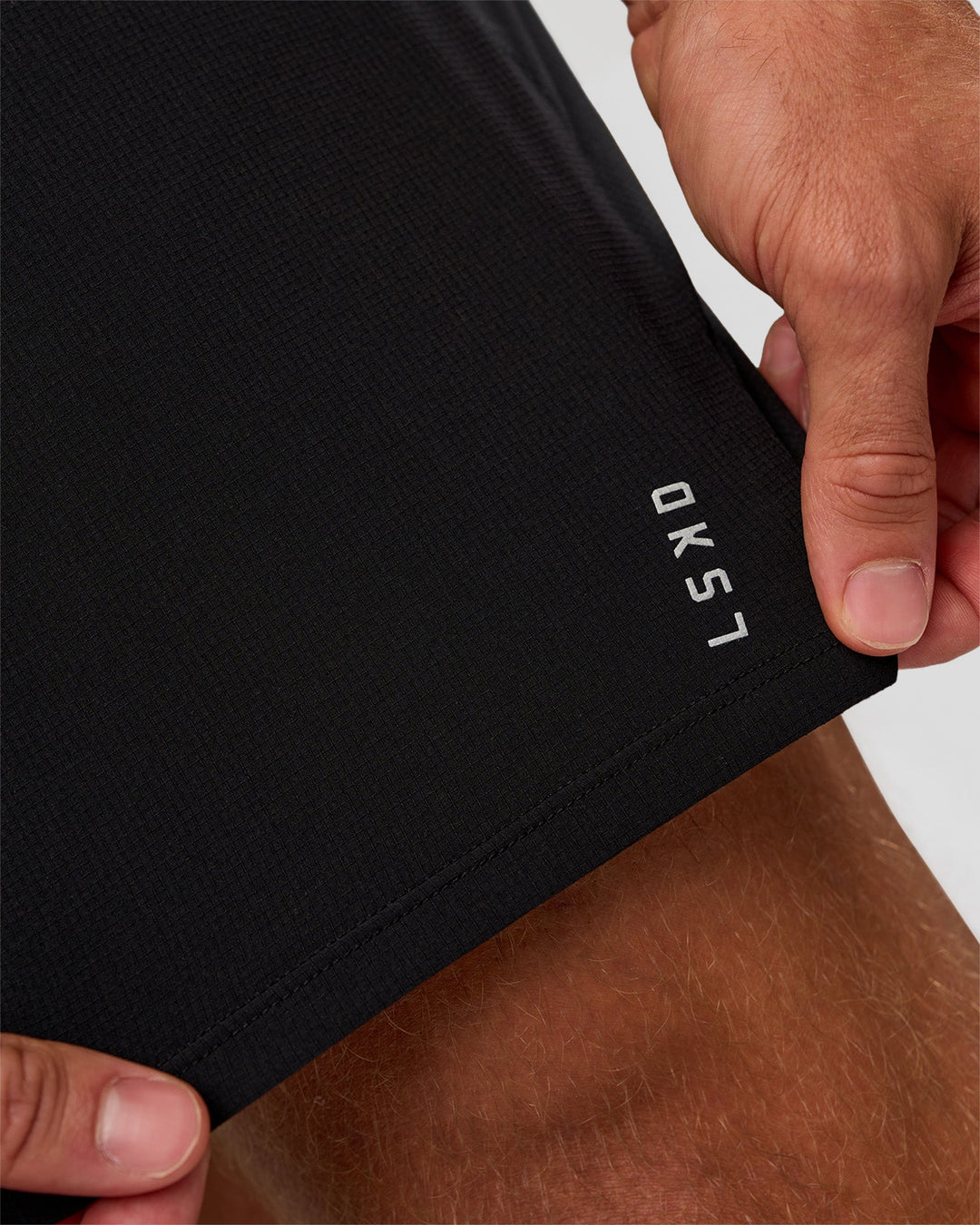 Man wearing Functional Training 7" Short - Black | Model:Marcus | Size:L