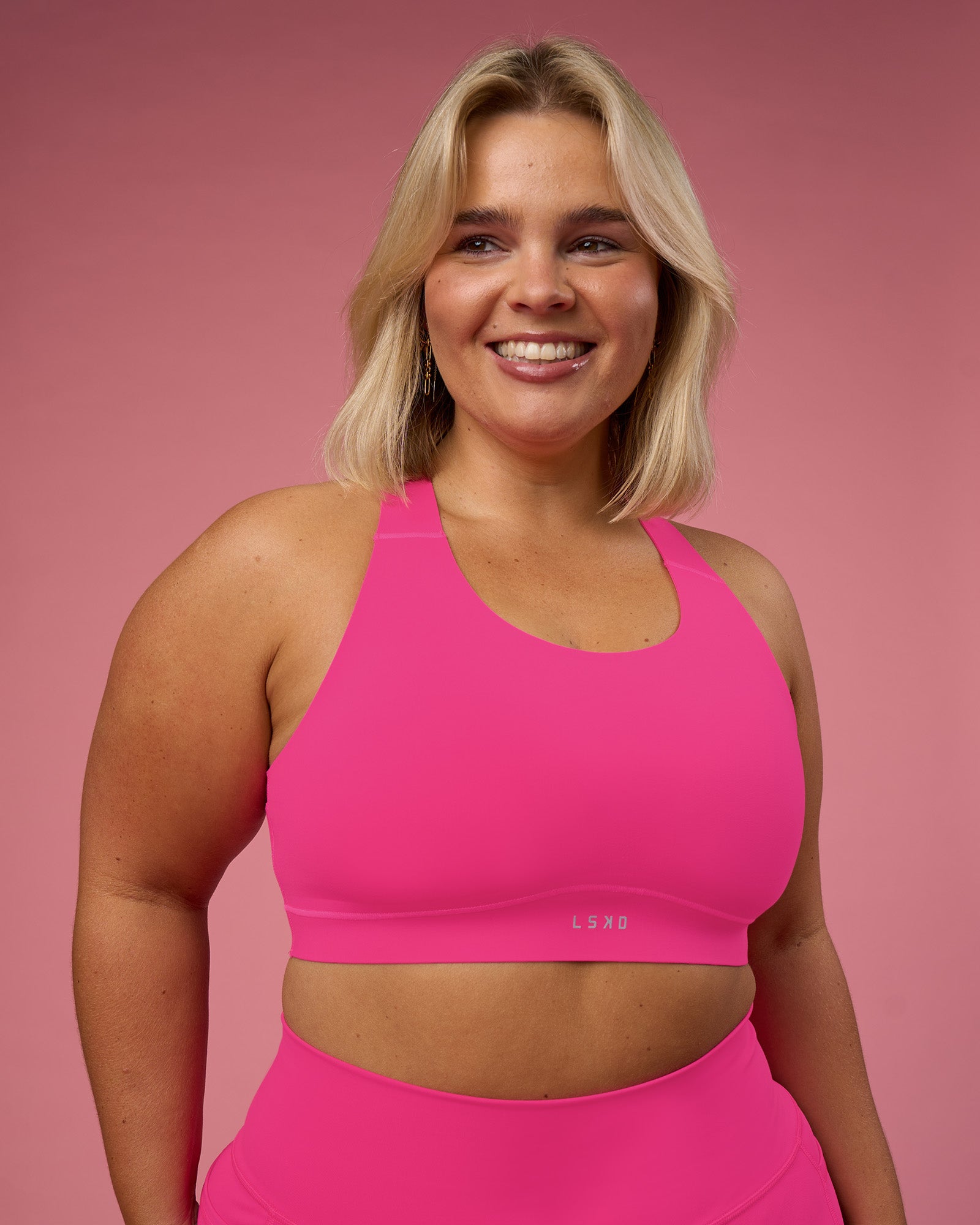 Fusion Sports Bra 2.0 - Ultra Pink | LSKD – LSKD US