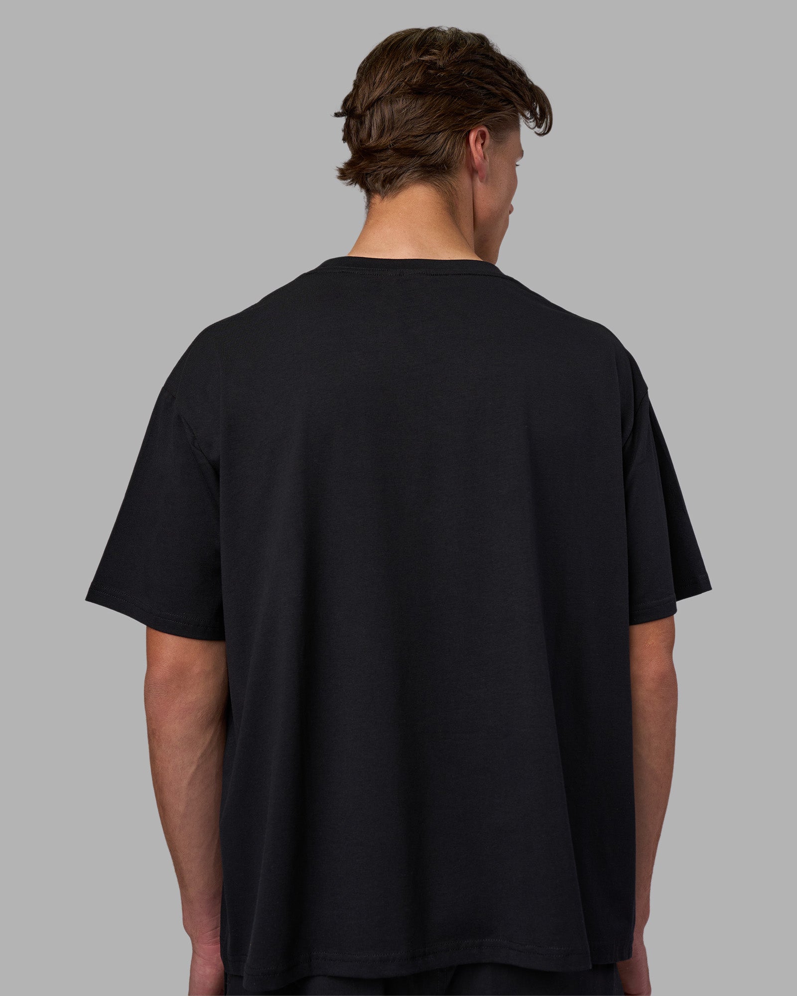 Go-To FLXCotton Oversized Tee - Black-White | LSKD – LSKD US