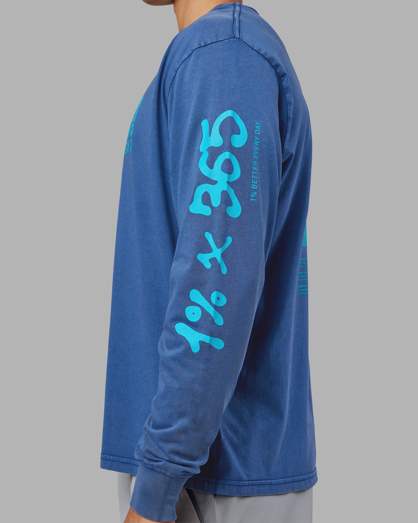 Inferno Journey FLXCotton Oversized Long Sleeve Tee - Midnight