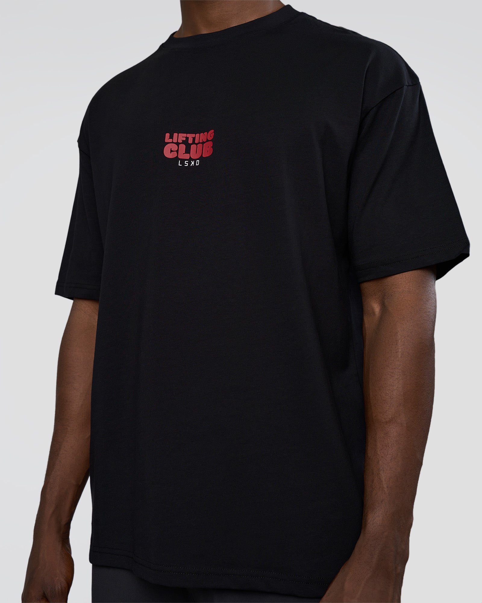 Kettle B FLXCotton Oversized Tee - Black-White | LSKD – LSKD US