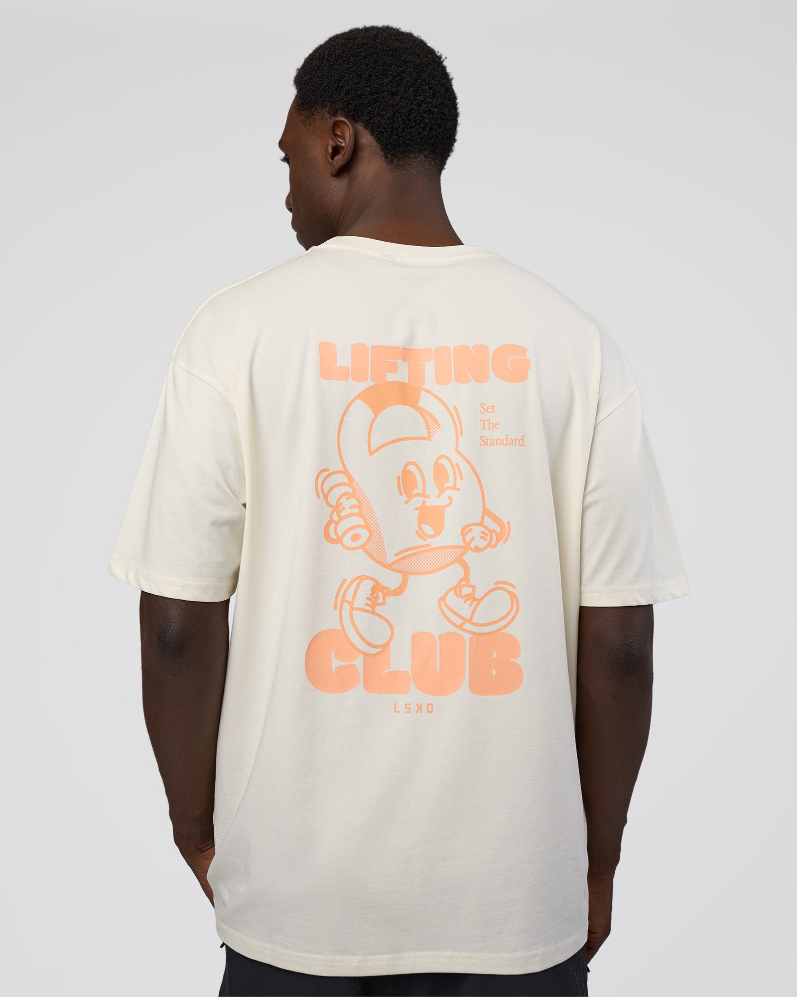Kettle B FLXCotton Oversized Tee - Sugar Swizzle-Cantaloupe | LSKD