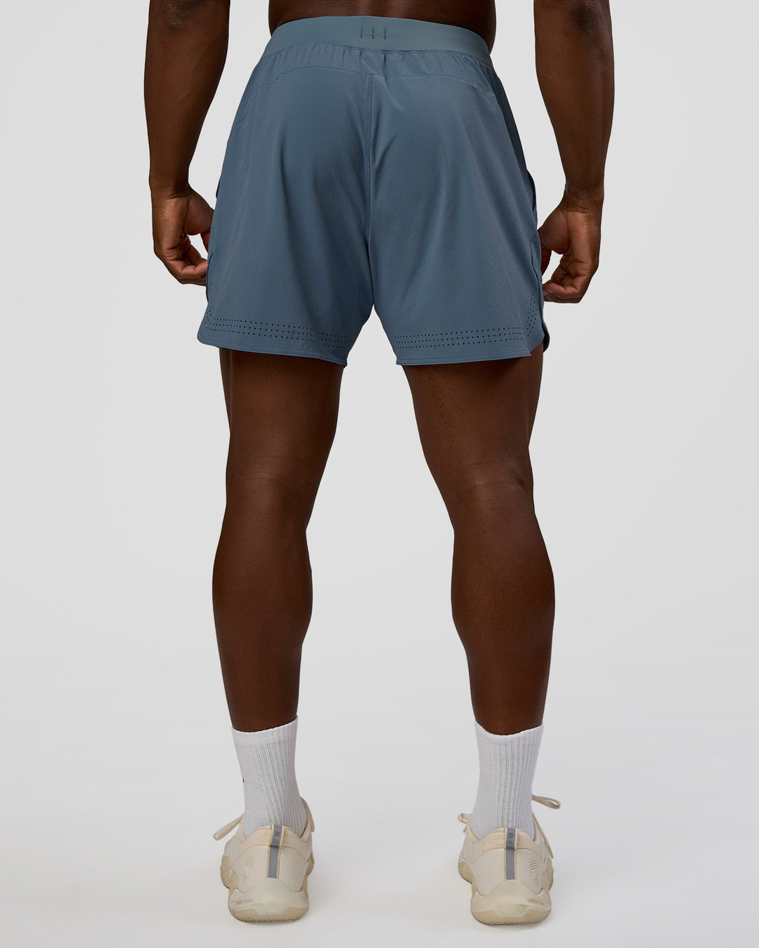 Man wearing Lift 6" Short - Blue Mirage | Model:Sam | Size:L