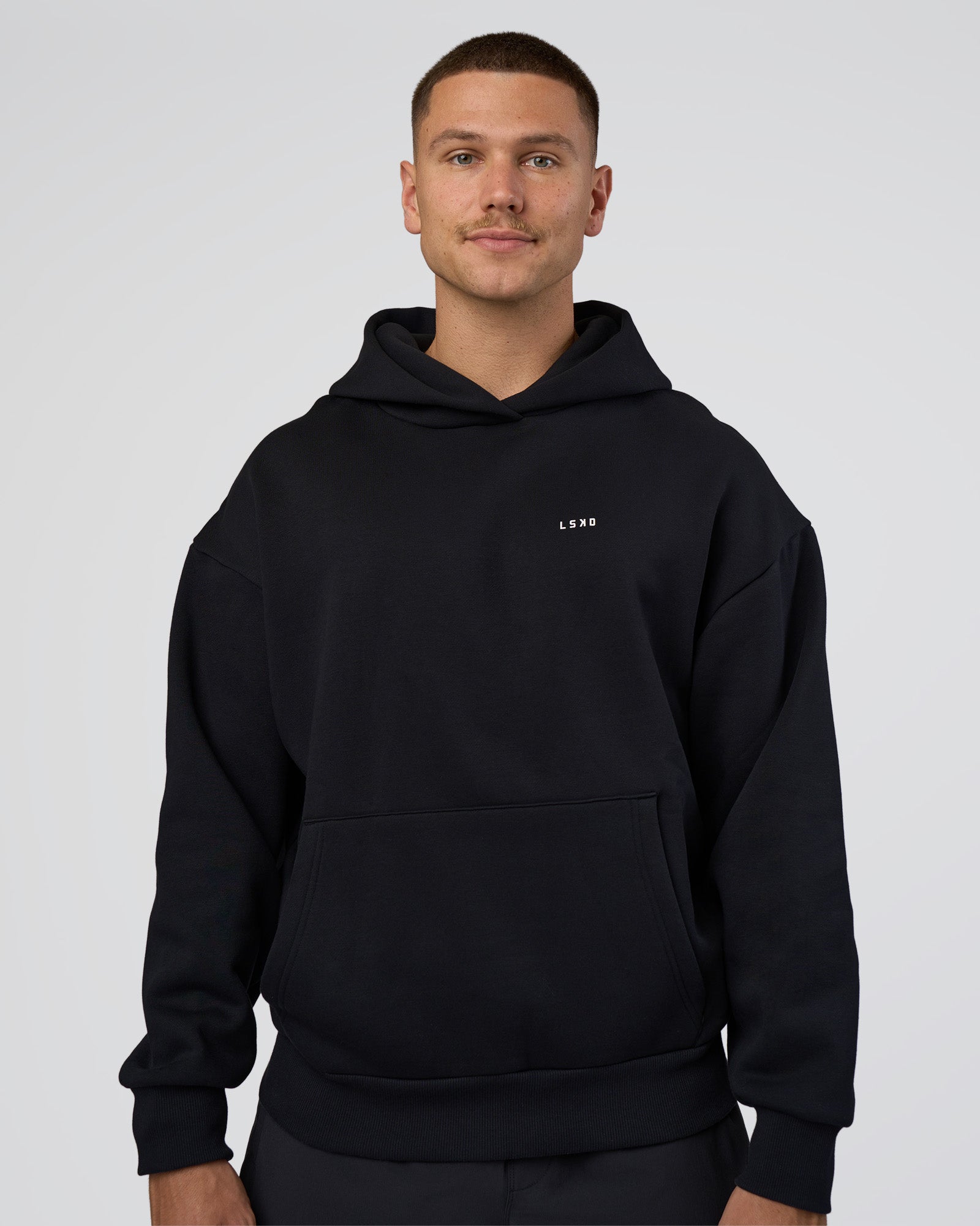 Lifting Unisex Oversized Hoodie - Black-Flame | LSKD – LSKD US