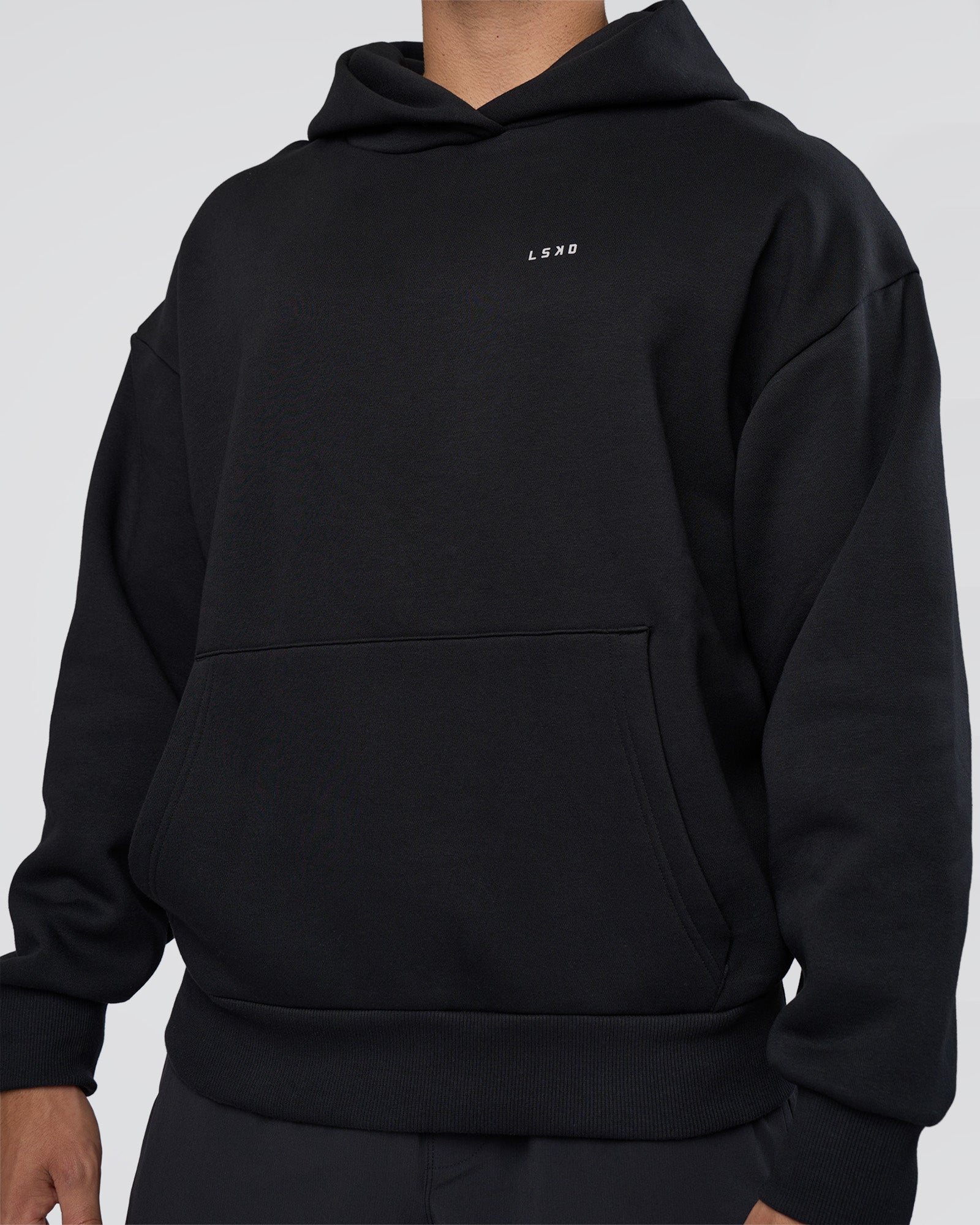 Lifting Unisex Oversized Hoodie - Black-Flame | LSKD – LSKD US