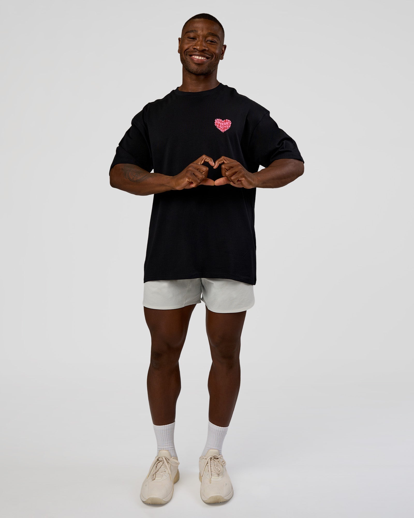 Love the Journey FLXCotton Oversized Tee - Black-Flame | LSKD