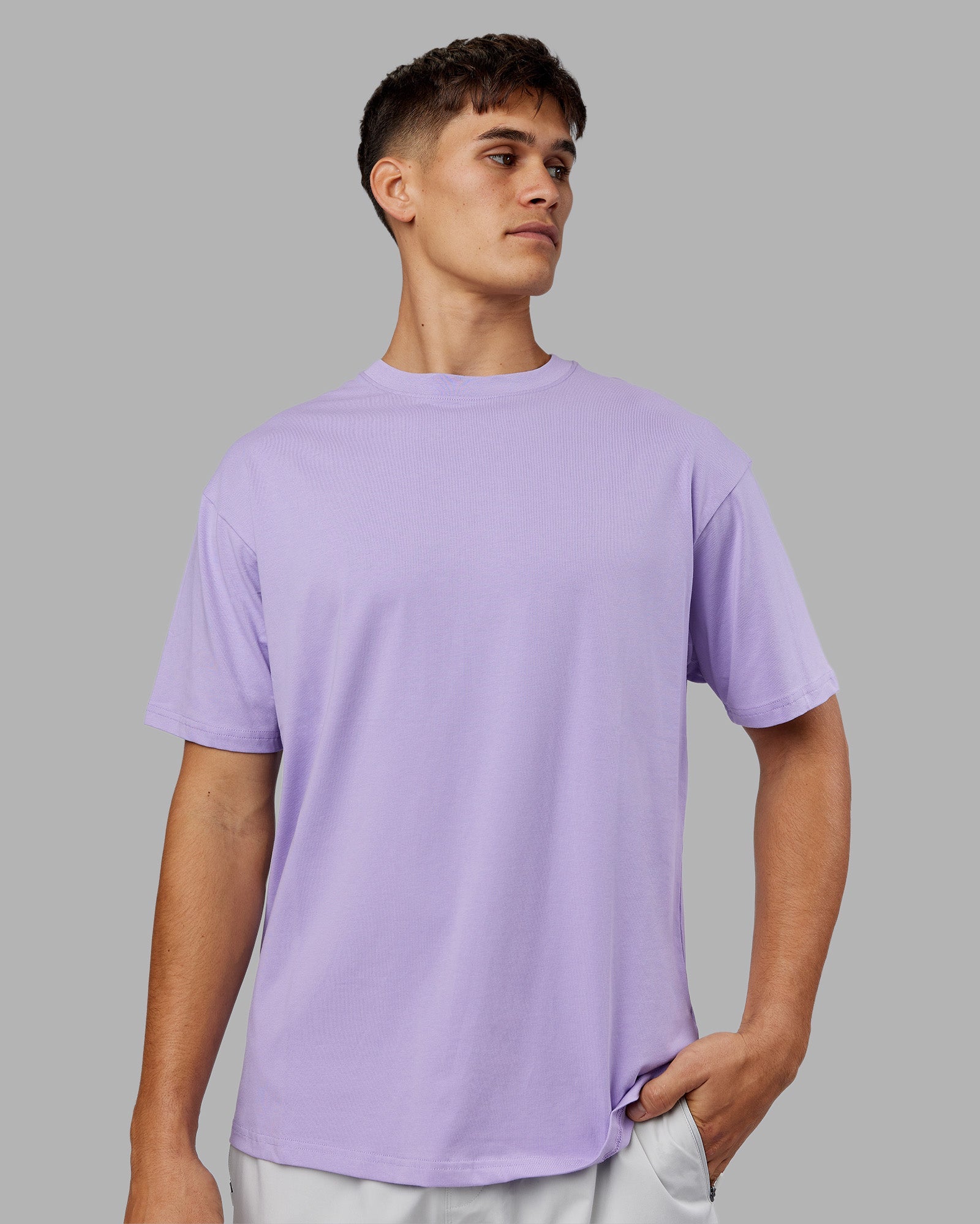 Love The Run FLXCotton Tee Oversize - Violet Ray-Royal Purple