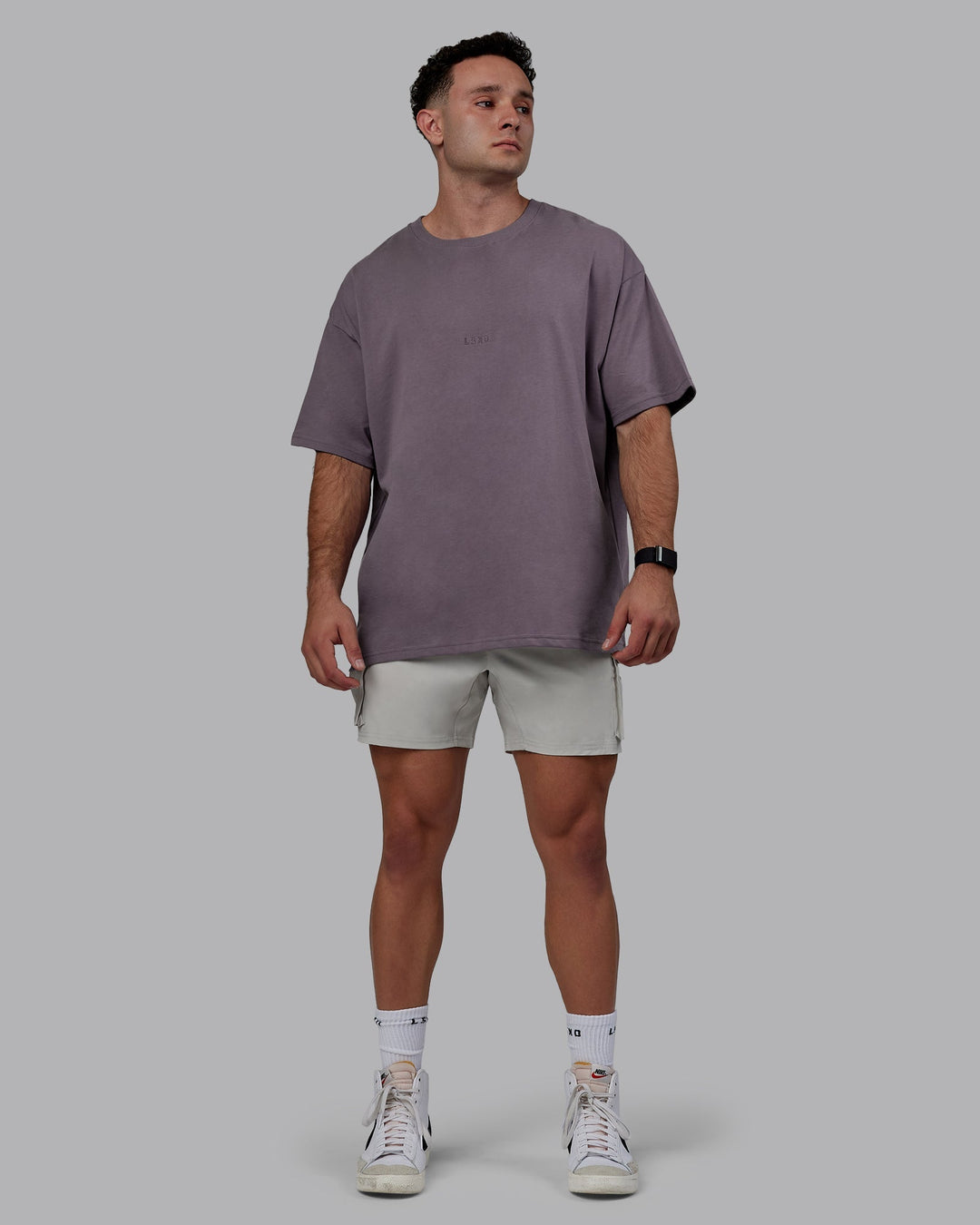 MVP Heavyweight Tee Oversize - Purple Sage