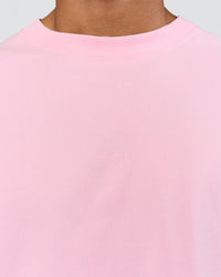 Man wearing Memory in Motion Heavyweight Boxed Tee - Marshmallow Washed | Model:Xav | Size:L