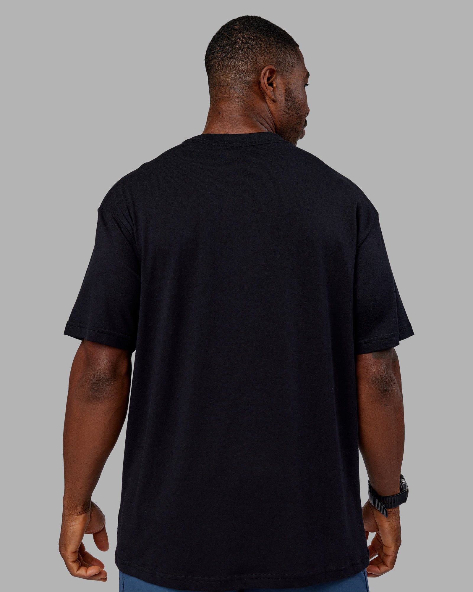 【未使用】DENHAM x WDS Sulfer Tee BLACK L Base FLXCotton Tee Oversized - Black | LSKD – LSKD US