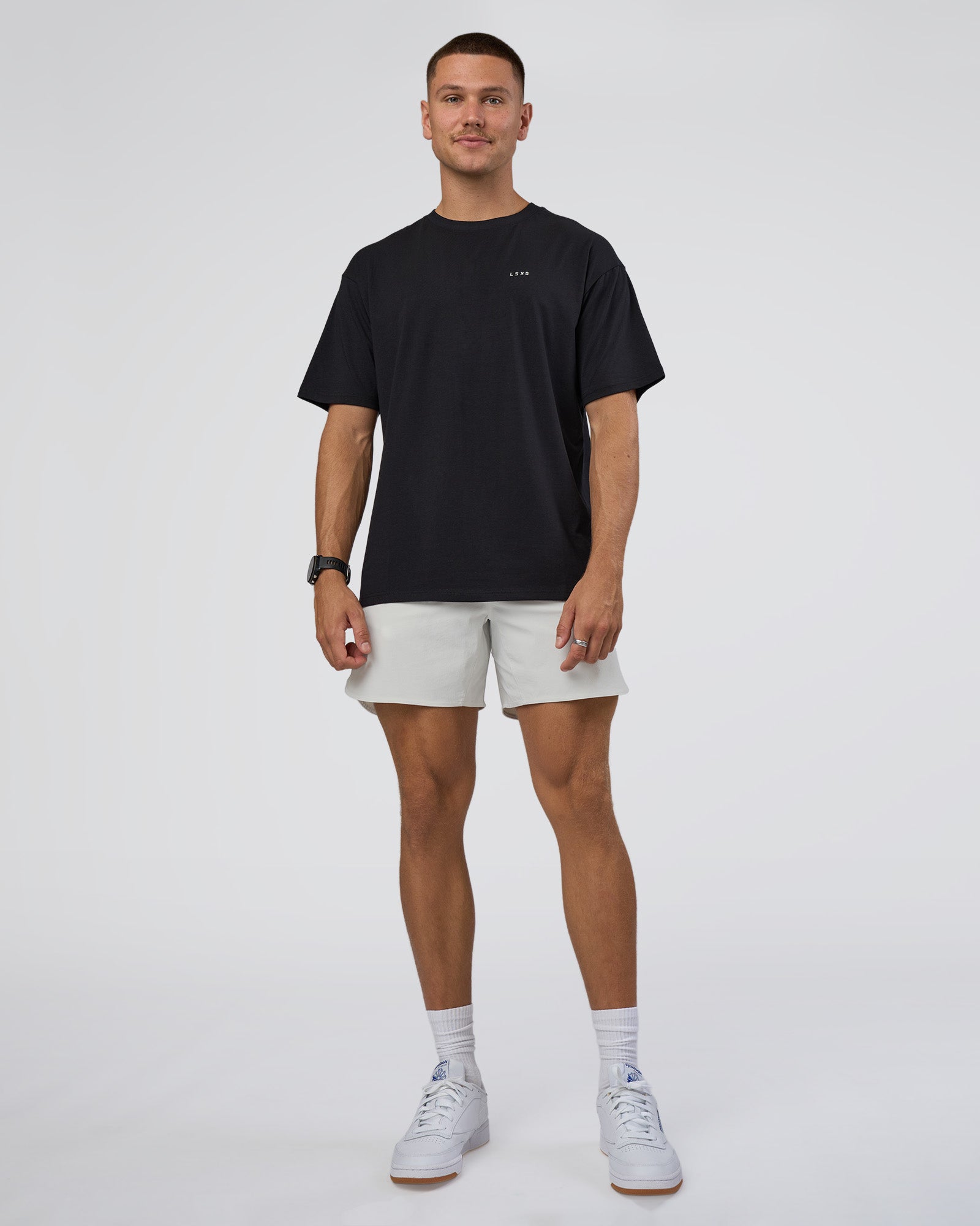 Research Department FLXCotton Oversized Tee - Black | LSKD – LSKD US