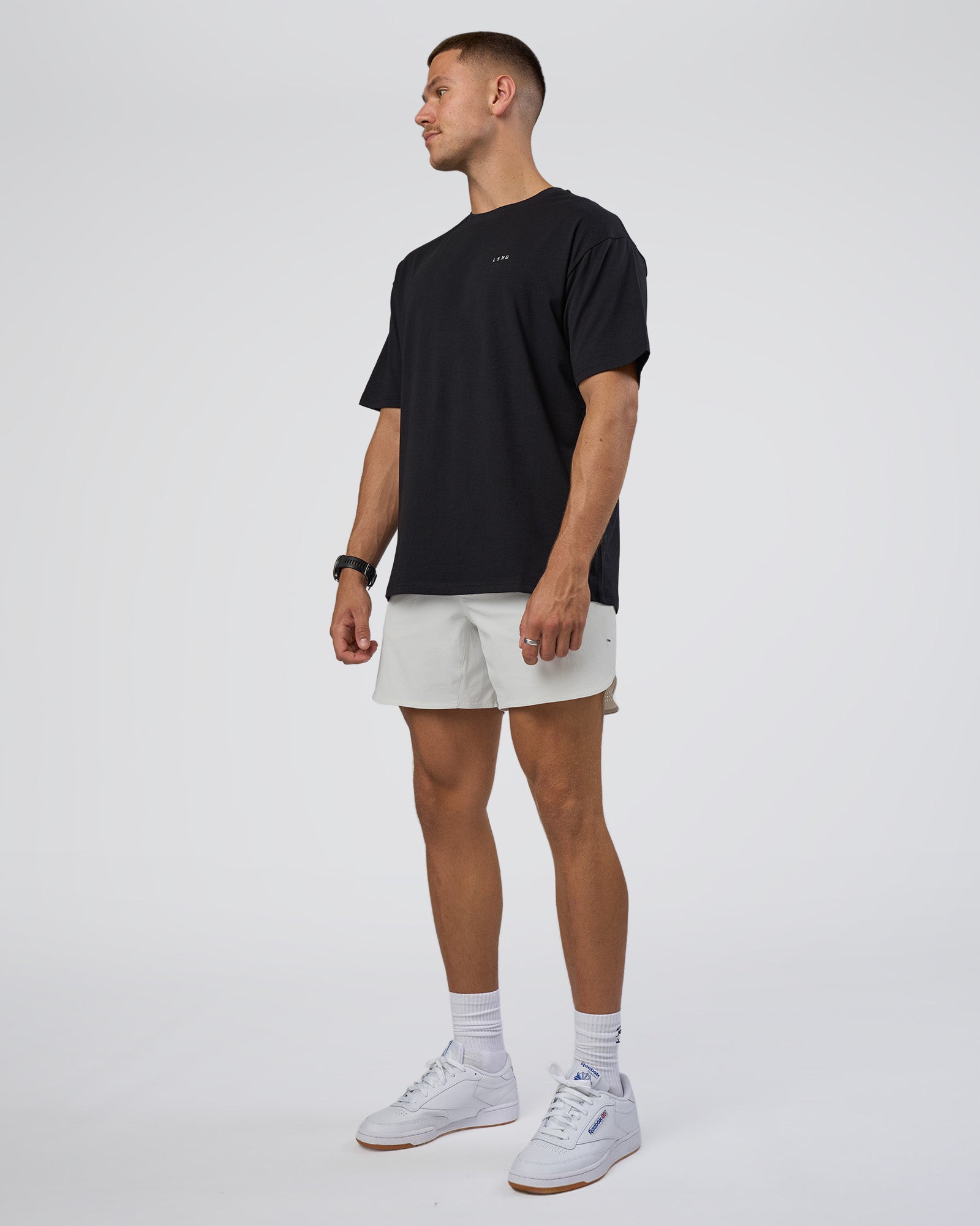 Research Department FLXCotton Oversized Tee - Black | LSKD – LSKD US