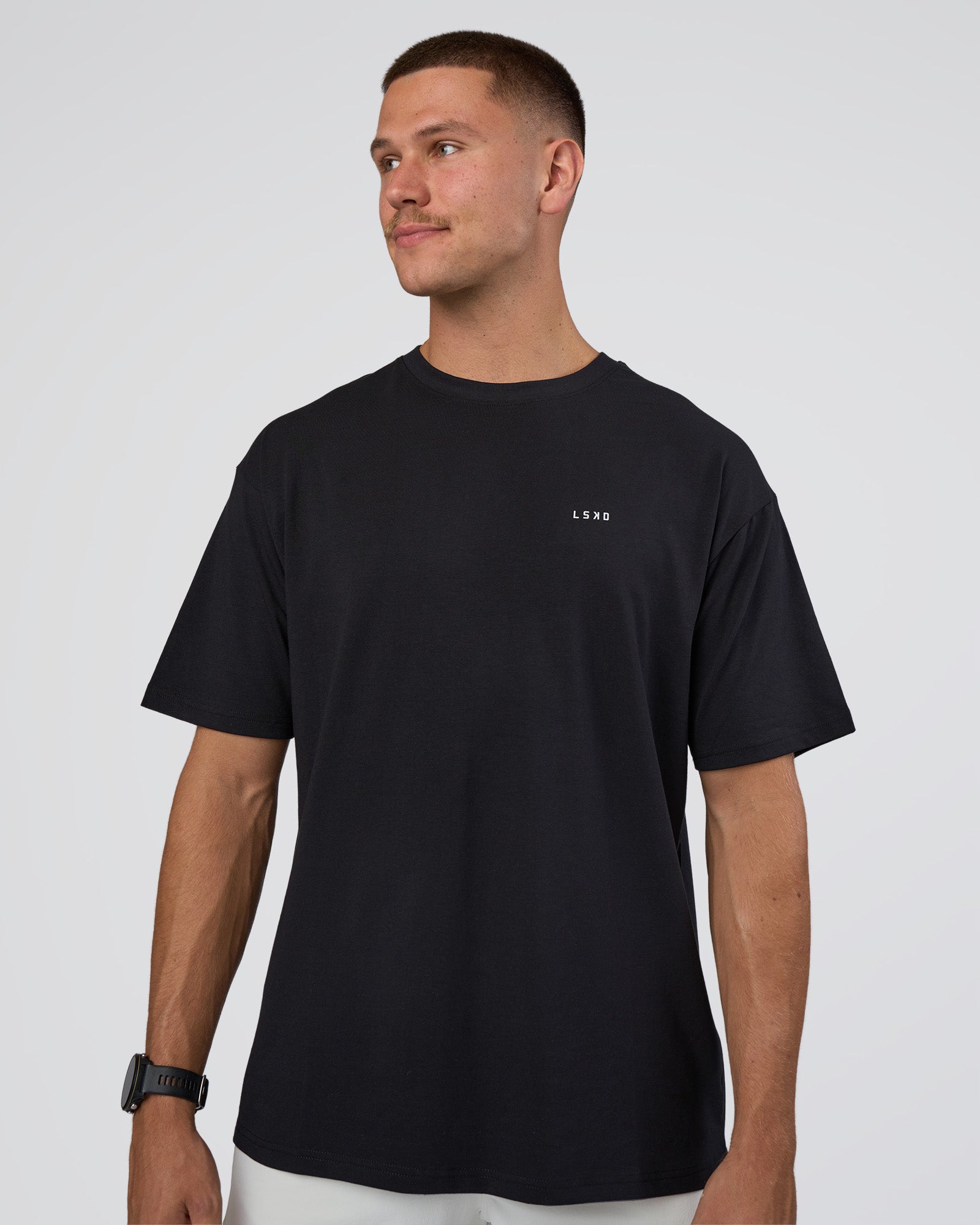 Research Department FLXCotton Oversized Tee - Black | LSKD – LSKD US
