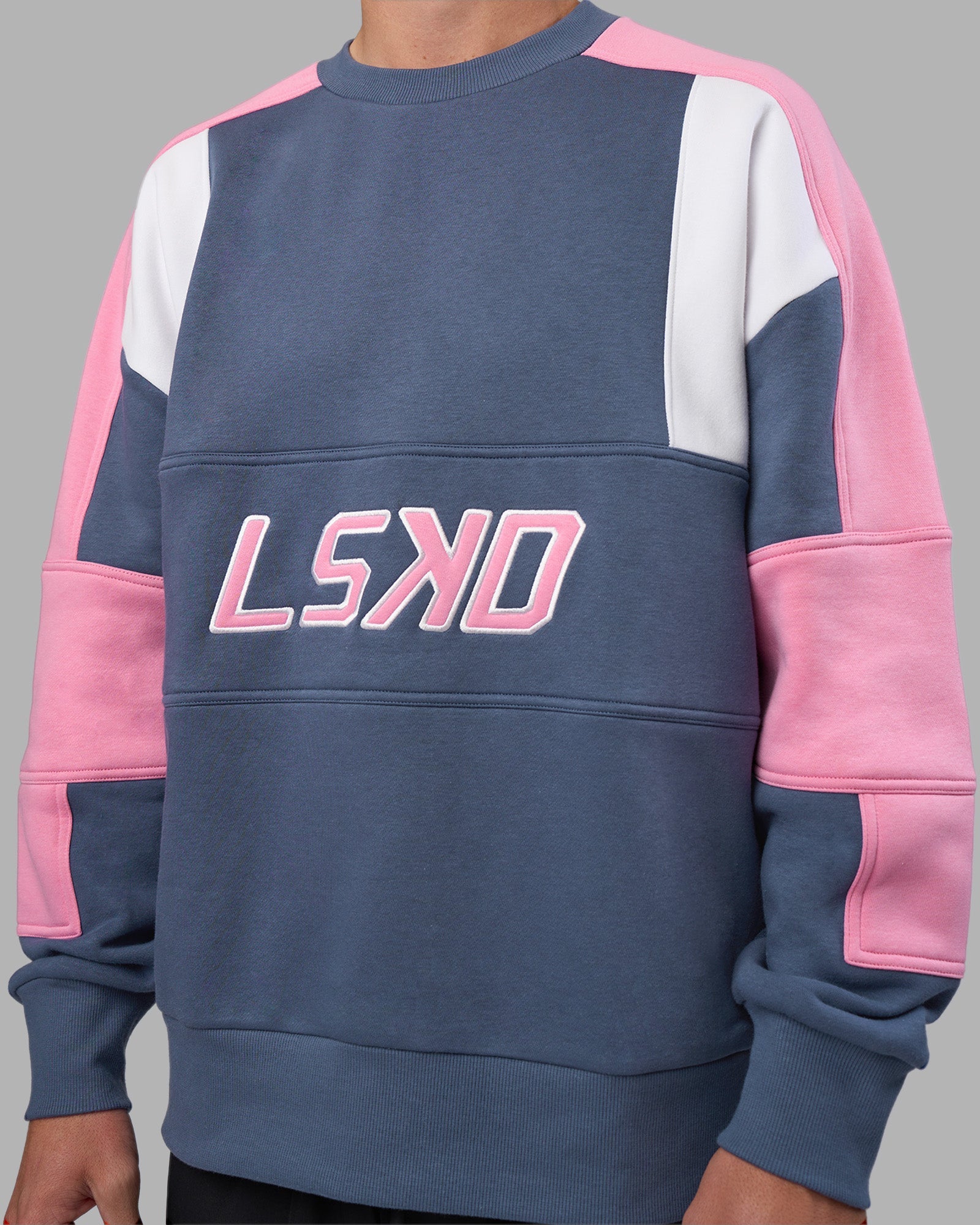 Slam Sweater Oversize - Night Shadow-Rosebloom | LSKD – LSKD US