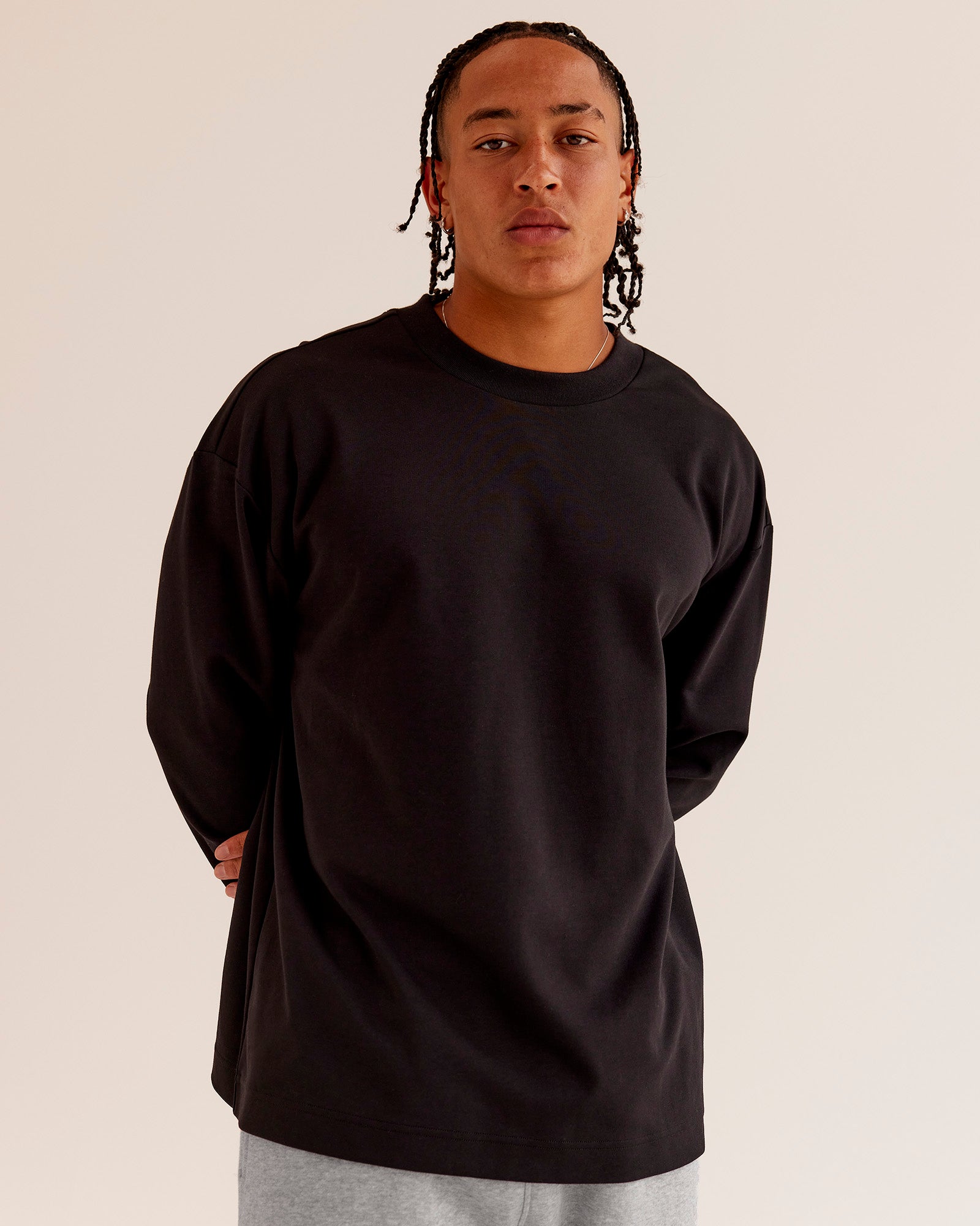 AfterDark ZeroCrease Long Sleeve Tee - Black – LSKD US