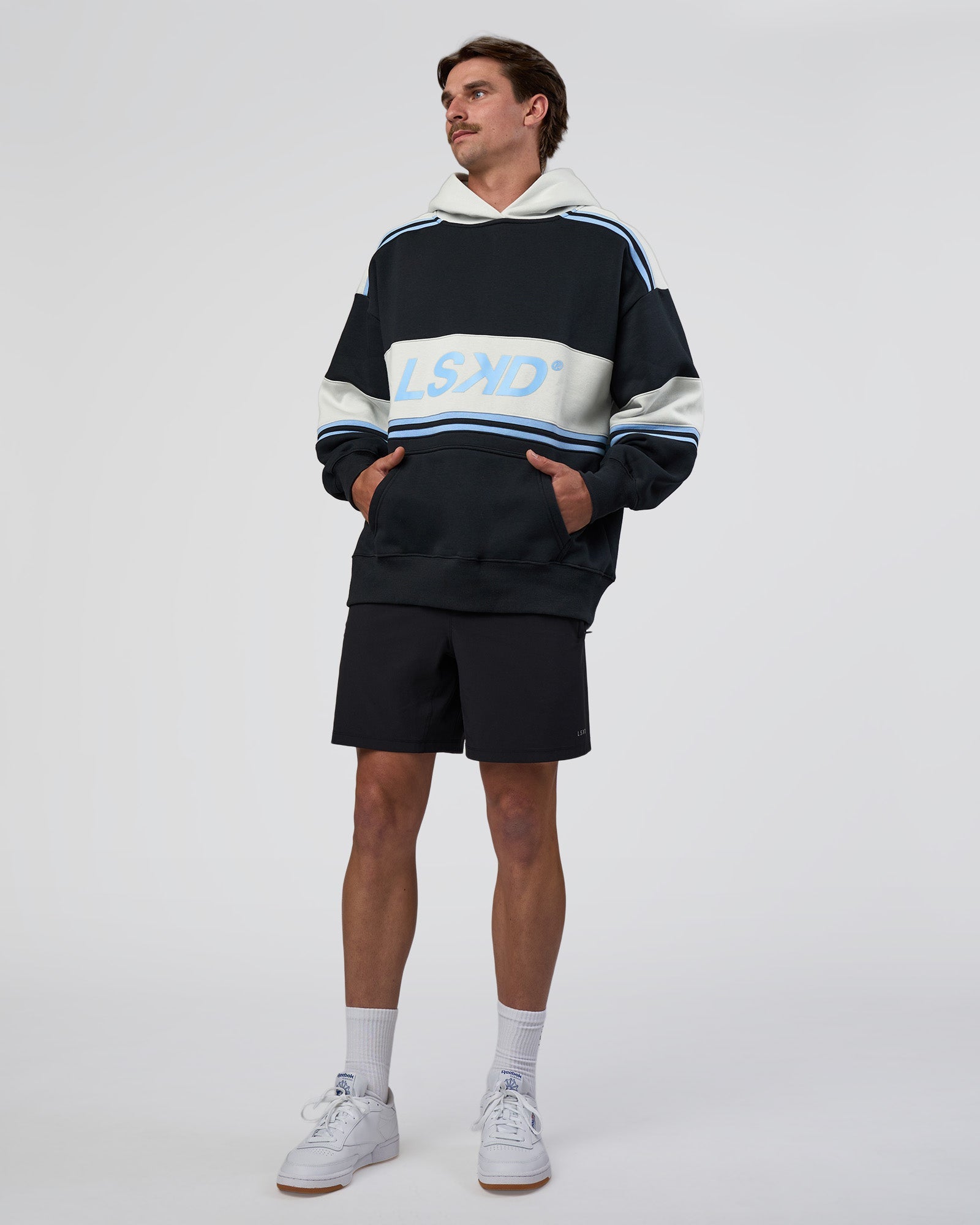 A-Team Oversized Hoodie - Caviar-Open Air | LSKD – LSKD US