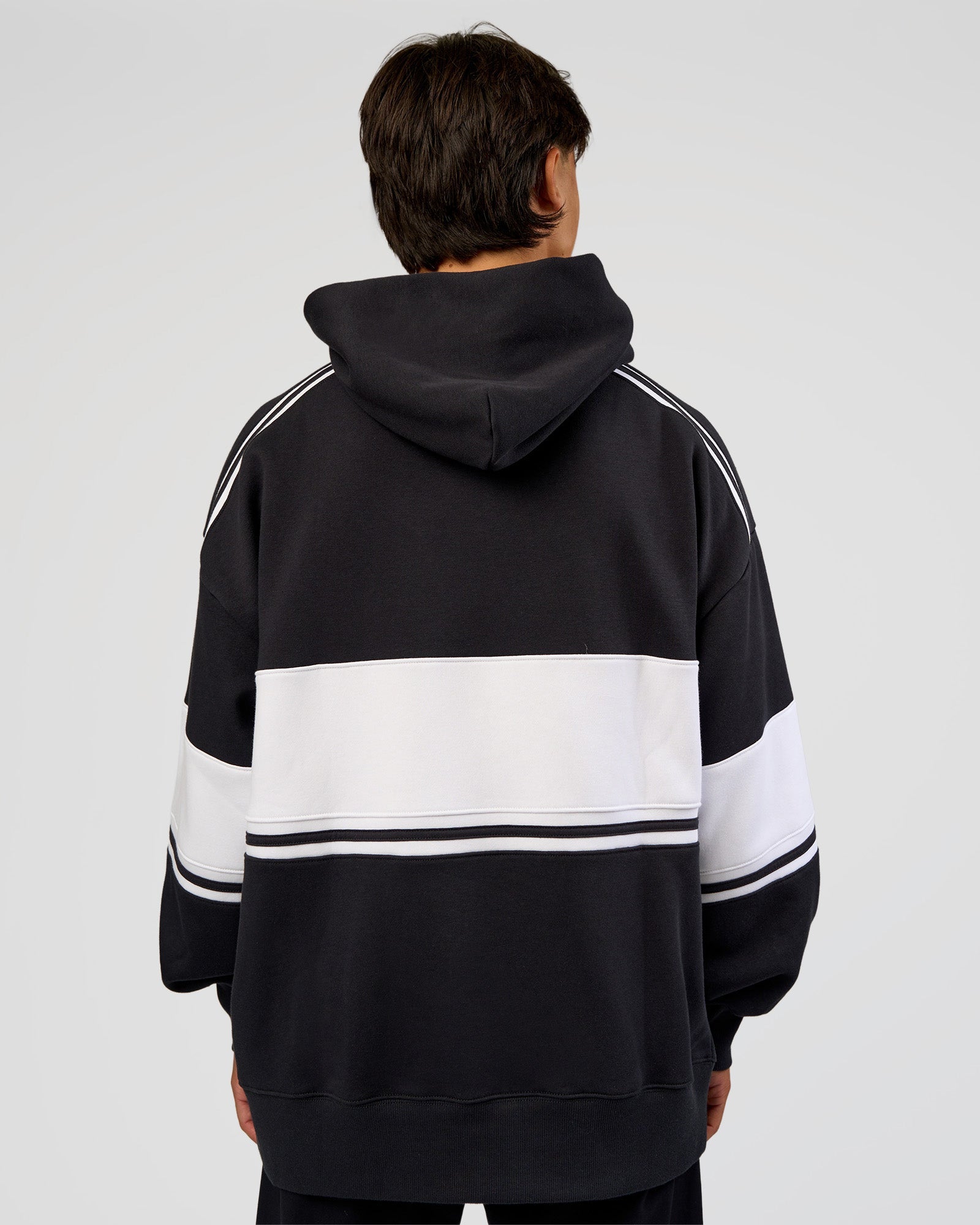 A-Team Oversized Hoodie - Caviar-White | LSKD – LSKD US