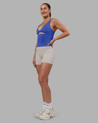 Woman wearing Abs Agile Tank - Power Cobalt | Model:Abbey | Size:M | Thumbnail Index: 4