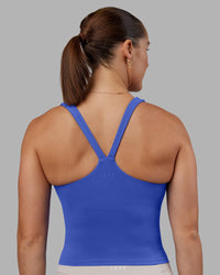 Woman wearing Abs Agile Tank - Power Cobalt | Model:Abbey | Size:M | Thumbnail Index: 1