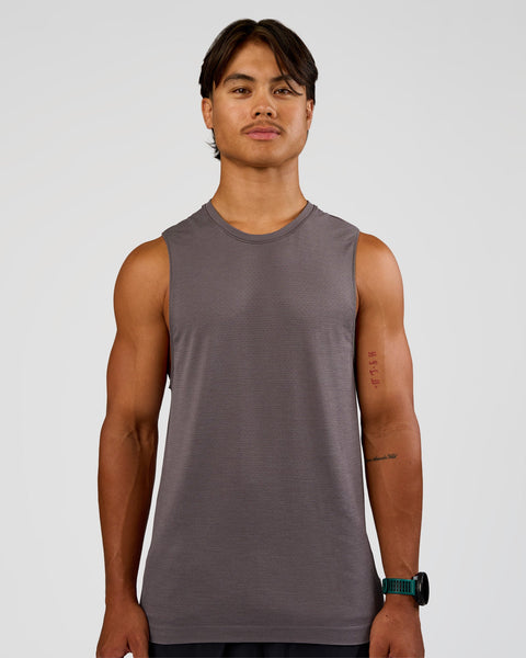 Mens AeroFLX+ Seamless Muscle Tank - Duskstone | LSKD – LSKD US