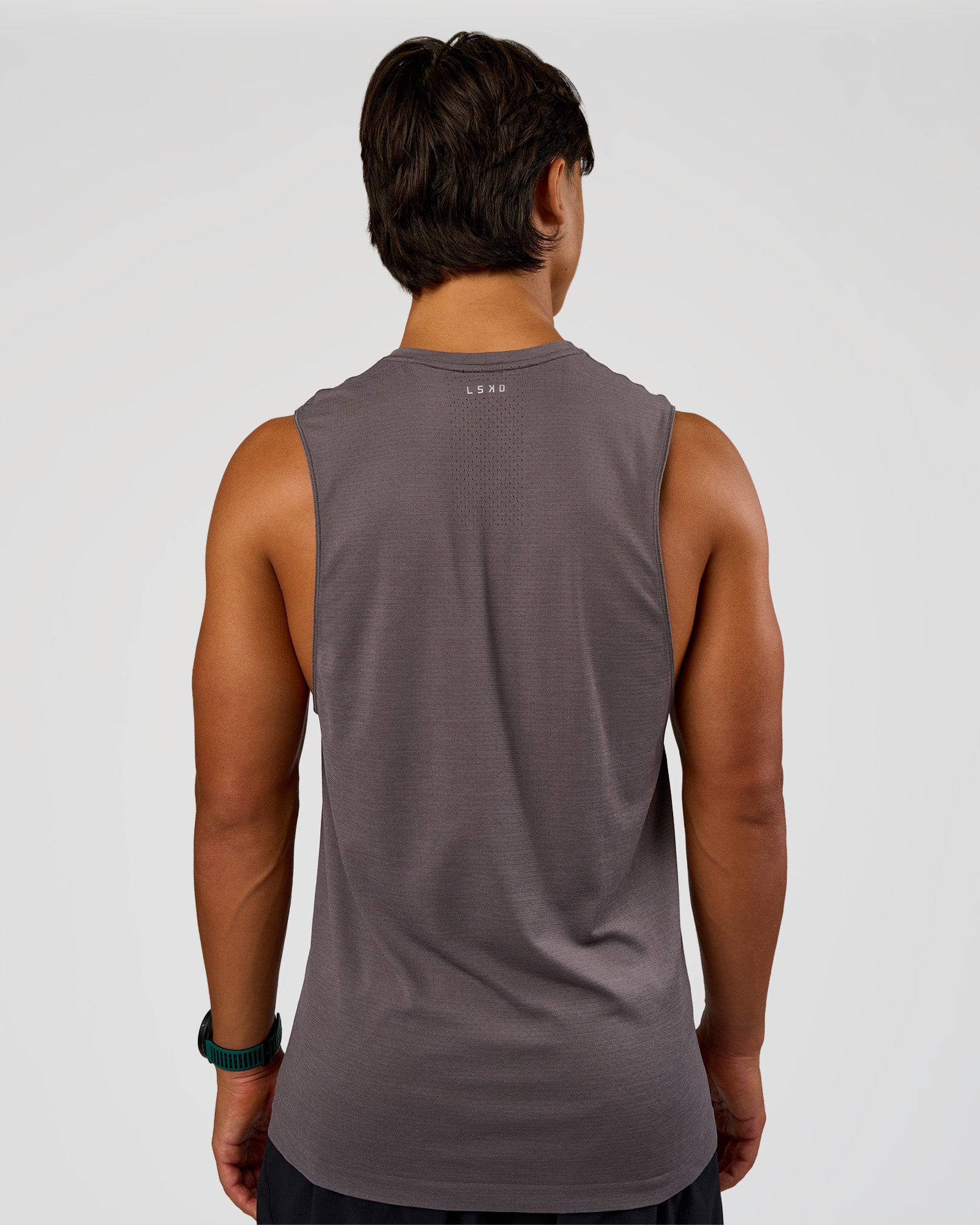 Mens AeroFLX+ Seamless Muscle Tank - Duskstone | LSKD – LSKD US