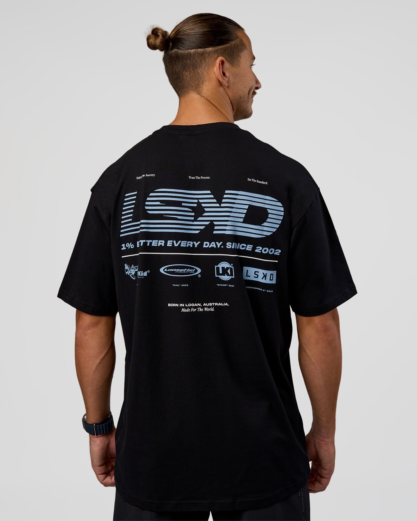 Archive FLXCotton Oversized Tee - Black-Open Air | LSKD – LSKD US