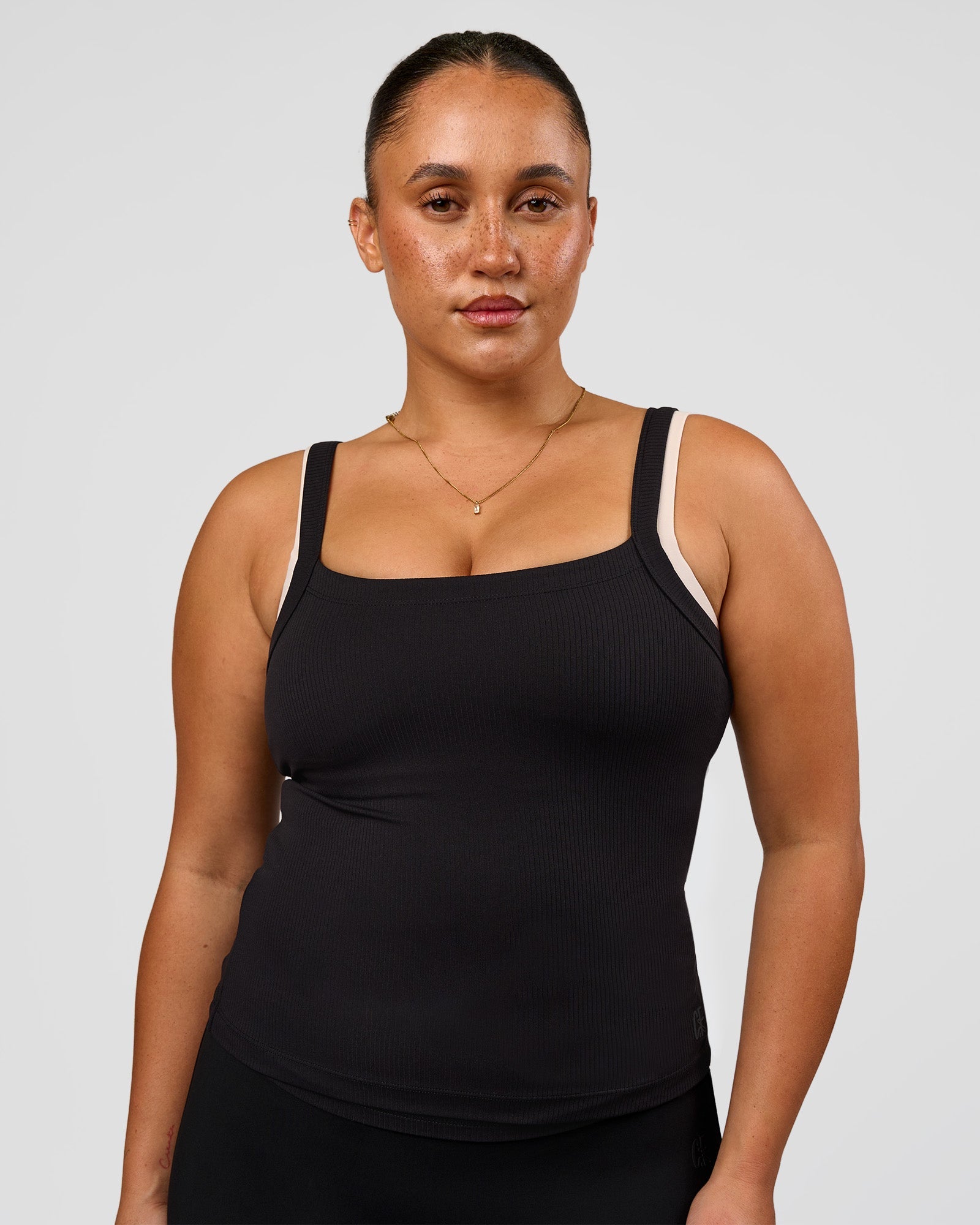 CF Move Through It Rib Tank - Black | LSKD – LSKD US