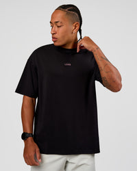 Man wearing CFT BNE 26 FLXCotton Oversized Tee in Black | Model:Malebo | Size:M | Thumbnail Index: 5
