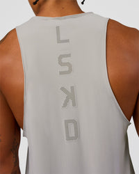 Man wearing Cadence Swift Tank - Alloy | Model:Malebo | Size:M