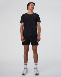 Man wearing Cadence Swift Tee - Black | Model:Konnor | Size:M