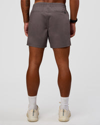 Man wearing Daily 5" Short - Duskstone | Model:Malebo | Size:M