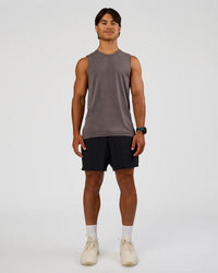 Man wearing Functional Training 5" Short - Black | Model:George | Size:M