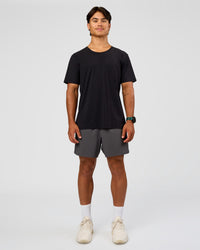 Man wearing Functional Training 5" Short - Dark Storm | Model:George | Size:M | Thumbnail Index: 7