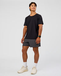 Man wearing Functional Training 5" Short - Dark Storm | Model:George | Size:M | Thumbnail Index: 2